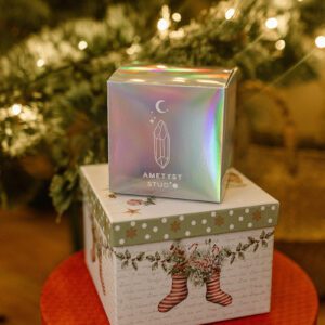 Ametystowy Kalendarz Adwentowy - Mystery Box na każdy tydzień grudnia Ametyst Studio Agata Marglewska